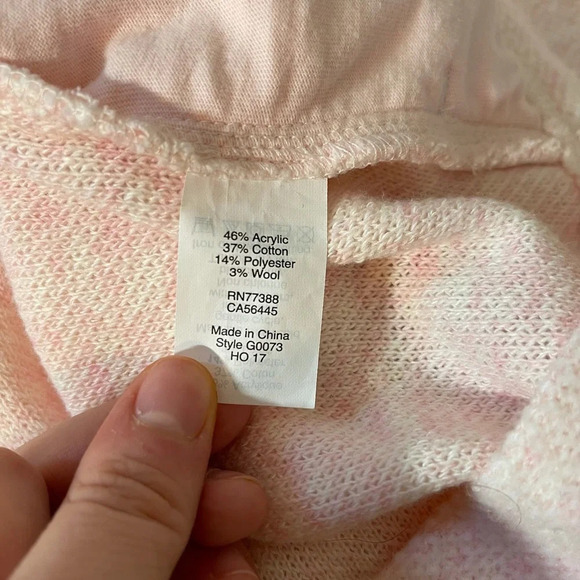 J. Crew Factory Light Pink Cowl Neck Pullover Sweater Medium Women’s - Picture 11 of 12